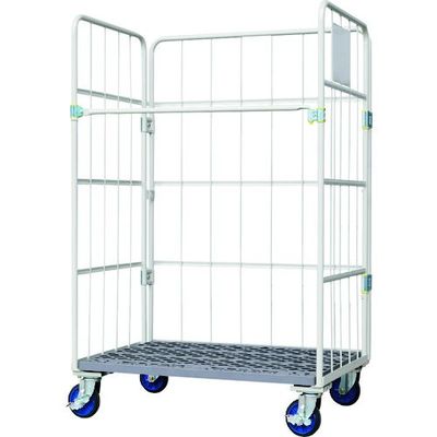 ワコーパレット ワコー 床板プラスチック製カゴ車 875x650x1700 WKP-87565 1台 215-0767（直送品）