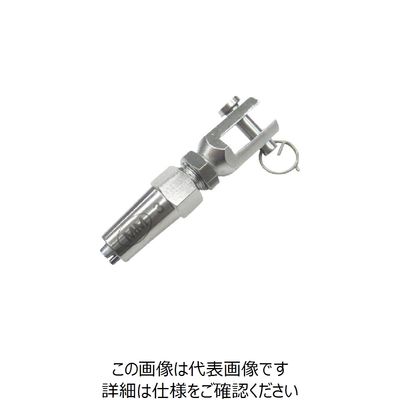 水本機械製作所 水本 ステンレス ロックターミナルフォーク WLF-3 1個 849-3176（直送品）