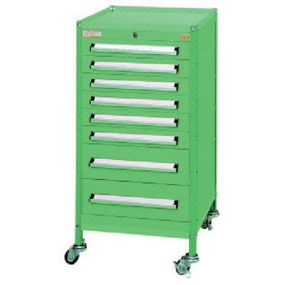 大阪製罐 OS ミゼットワゴン 間口422×奥行411×高さ834mm WM10 1台 134-3641（直送品）