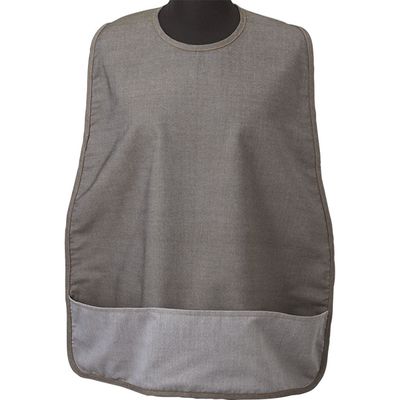 松本ナース産業 カラーデニム食事用エプロン　2600　カーキ 4964828104424 1枚（直送品）