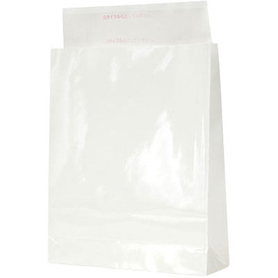 パックタケヤマ コーティング宅配袋 白 中（表面加工） XZVTHKS3 100枚（直送品）