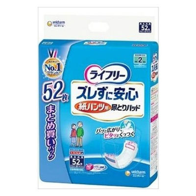 ユニ・チャーム ライフリーズレずに安心紙パンツ専用尿とりパッド 4903111928033 1セット(156枚:52枚×3)（直送品）