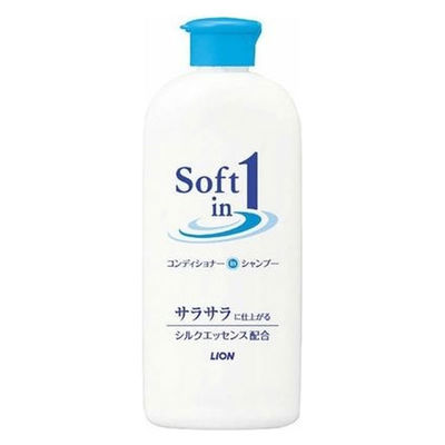 ライオン ソフトインワンシャンプー サラサラ レギュラー 200ml 4903301073628 1セット（24個）（直送品）