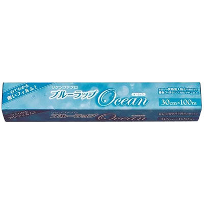 リケンファブロ ブルーラップ Ocean 30*100M 4977811520392 1セット(10個)（直送品）