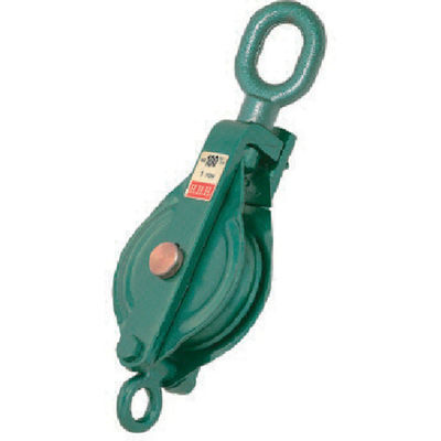 スリーエッチ HHH 強力型滑車一車スナッチ オーフ型75mm 75X1SO 1個 808-7162（直送品）