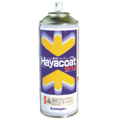 サンハヤト 防湿防錆絶縁剤 ハヤコートMark2 蛍光色 AY302OB 1本 816-3003（直送品）