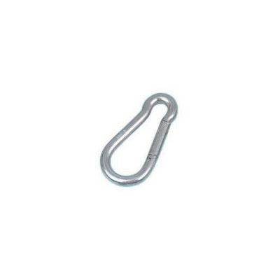 スリーエッチ HHH カラビナハーケン C型スチール6mm K6C 1個 808-7045（直送品）