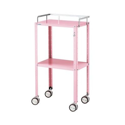 アズワン カラフルステンワゴン(フック付き) レギュラー ピンク CSWR-2PF 1台 8-6986-11（直送品）