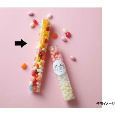 大森 ラッピング用品 PVC円筒ケース M3-20 200320 100枚（直送品）