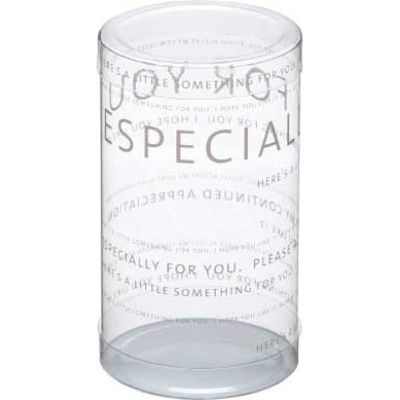 大森 ラッピング用品 PVCデザイン円筒ケース MP 6-10 ブラン 240610 100枚（直送品）