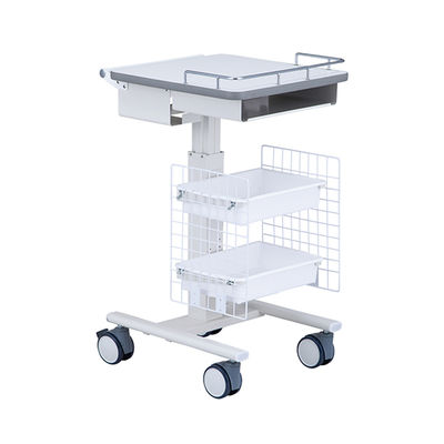 アズワン ナースカート(昇降タイプ) ホワイト N 7-4313-04 1台（直送品）