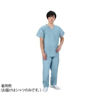 アズワン プロシェア・ディスポスクラブシャツ 50枚入 S 1箱(50枚) 7-8436-01（直送品）