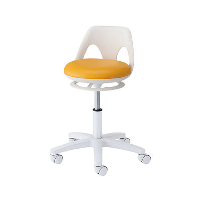 アズワン ナースチェア(ラクーン) リング無し オレンジ NV-O 1個(1脚) 7-7516-04（直送品）