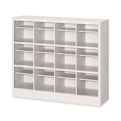 テラモト シューズロッカー オープンタイプ NPS24(中棚付) OT-497-124-0 1個 61-4478-21（直送品）