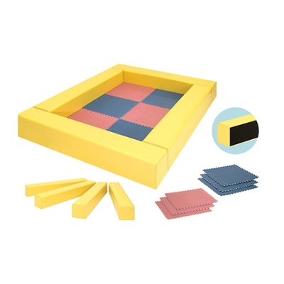 高田ベッド製作所 キッズコーナー 幅20×長さ130×高さ20cm(2個) メディブルー TB-470 1個 61-3721-44（直送品）