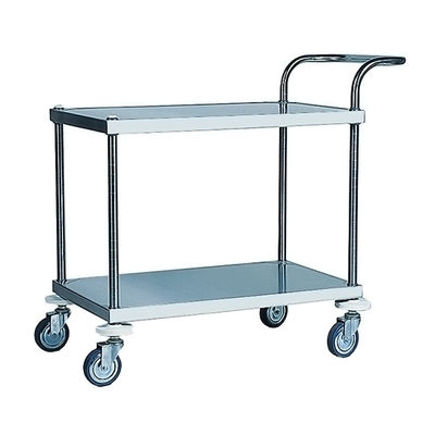 金沢車輌 キッチンワゴン 2段式 片側持ち手付 SK-10S 1個 62-1623-19（直送品）