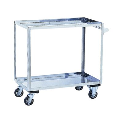 金沢車輌 キッチンワゴン 2段式 ハンドル付 SK-10B 1個 62-1623-17（直送品）