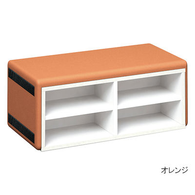 水上 スクエアD450シューズベンチ 空色 KS-D450-SB-MP-22 1個 62-0863-84（直送品）