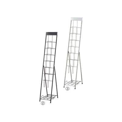 アズワン スマートカタログスタンド A4 1列7段 シルバー 入数3台 61-212-6-9 1セット(3台) 62-2150-07（直送品）