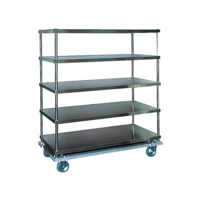 金沢車輌 5段配下膳ワゴン 1450mm SG-37S 1個 62-1623-77（直送品）