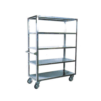 金沢車輌 5段配下膳ワゴン 1555mm SG-37A 1個 62-1623-76（直送品）