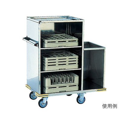 金沢車輌 下げワゴン 4隅バンパー付 SG-34A 1個 62-1623-71（直送品）