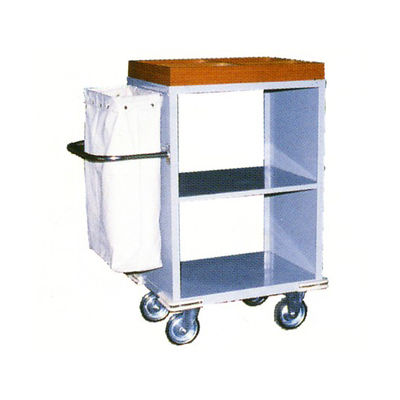 金沢車輌 メイドワゴン 2段式 回収袋付 SH-10E 1個 62-1620-55（直送品）