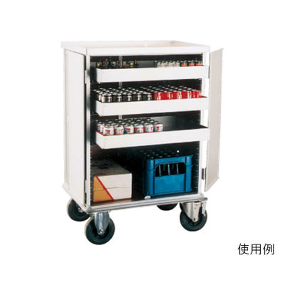 金沢車輌 サプライカート ステンレス製 1260mm SH-78R 1個 62-1622-46（直送品）