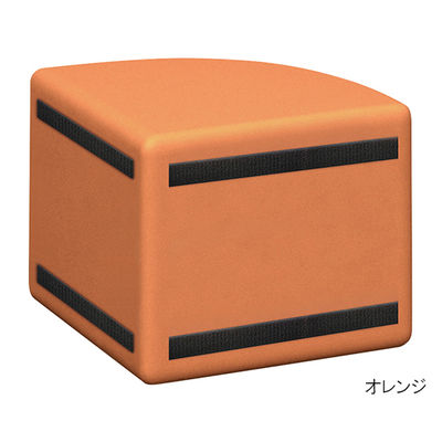 水上 スクエアD450コーナーベンチ(R) 空色 KS-D450-CR-MP-22 1個 62-0863-95（直送品）