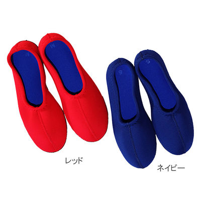 ヘルメット潜水 クロッツ ルームシューズ スタンダード レッド XL HC-008 1足 61-9951-52（直送品）