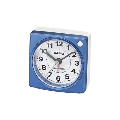 カシオ計算機 アナログ電波クロック (ブルー) TQ-750J-2JF 1個 62-7072-06（直送品）