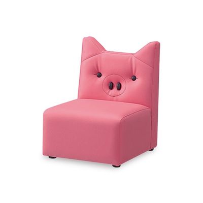 水上 キッズソファー ブタ KS-1P-PIG 1台 61-9630-32（直送品）