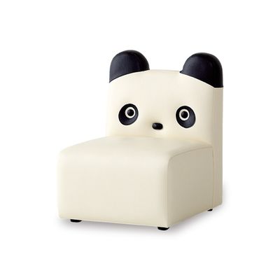 水上 キッズソファー パンダ KS-1P-PA 1台 61-9630-34（直送品）