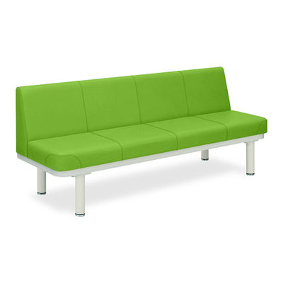 590型ソファー・背付き(02) 座幅45(全幅63)×長さ170×座高43(全高77)cm 抹茶 TB-590-02 1台（直送品）