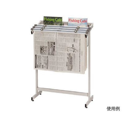 ノーリツイス 新聞架セット (新聞バサミ3本付) N530SWG 1組 62-3106-60（直送品）