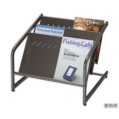 ナカキン マガジンラック フロアタイプ FM50-BS 1個 63-1826-59（直送品）