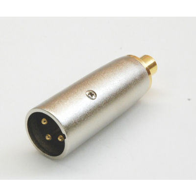 LINKMAN RCA→キャノン変換アダプター ADT-2803S 1個 63-3109-06（直送品）