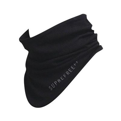 絆工房 ネックウォーマー 黒 S SRU1509W201BK/S 1枚 63-1393-56（直送品）