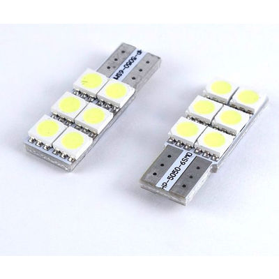 LINKMAN T10無極性バルブ(白・キャンセラー内蔵) 12V/150mA 白 HC-T10-6-5050SMD-C-1 1個（直送品）