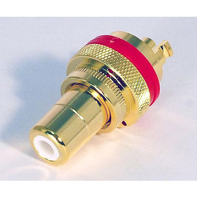 アムトランス RCAジャック 赤 RJ-232アカ 1個 63-3145-31（直送品）