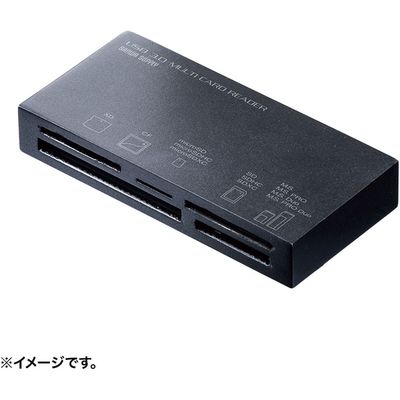 サンワサプライ USB3.1 マルチカードリーダー SD、microSD、MS、CF、XD対応 ADR-3ML50BK 1個（直送品）