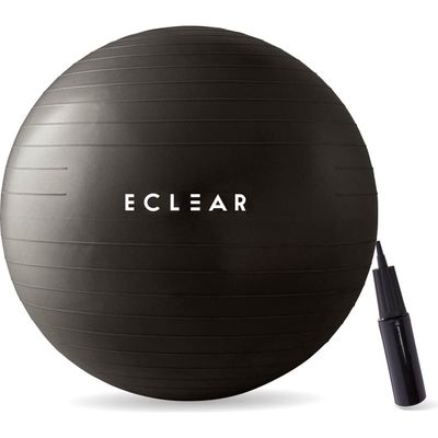 エレコム バランスボール/55cm/ブラック HCF-BB55BK 1個（直送品）