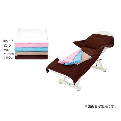 高田ベッド製作所 大判サロンタオル 幅90×長さ170cm ベージュ TB-972 1枚 61-3723-52（直送品）