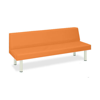 高田ベッド製作所 フィン(01) 幅45(全幅62)×長さ120×高さ39(全高73)cm オレンジ TB-468-01 1個 61-3712-41（直送品）