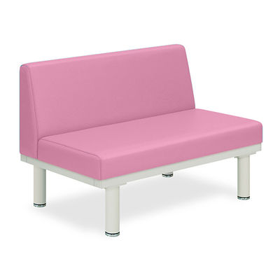 ソファー・背付き(ミニ) TBー906ー02 座幅45(全幅63)×長さ100×座高44(全高78)cm ピンク TB-906S-02 1台（直送品）
