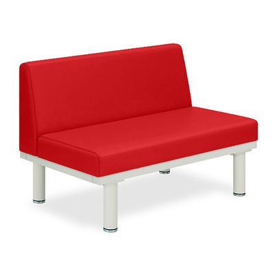ソファー・背付き(ミニ) TBー906ー02 座幅45(全幅63)×長さ60×座高39(全高73)cm レッド TB-906S-02 1台（直送品）