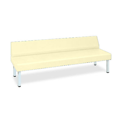 高田ベッド製作所 STベンチ(02) 幅45(全幅60)×長さ180×高さ39(全高69)cm クリーム TB-809-02 1個（直送品）