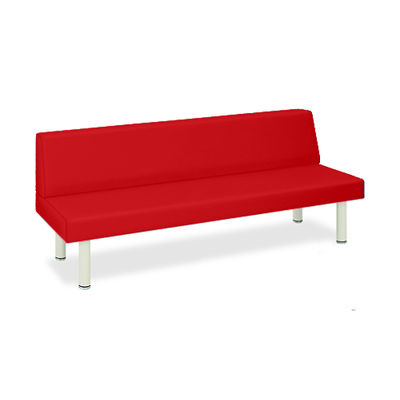 高田ベッド製作所 フィン(01) 幅45(全幅62)×長さ120×高さ44(全高78)cm レッド TB-468-01 1個 61-3712-67（直送品）