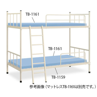 高田ベッド製作所 Aー2ベッド 幅99×長さ206×高さ:(1段目30)(2段目130)全高170cm TB-1159 1個（直送品）