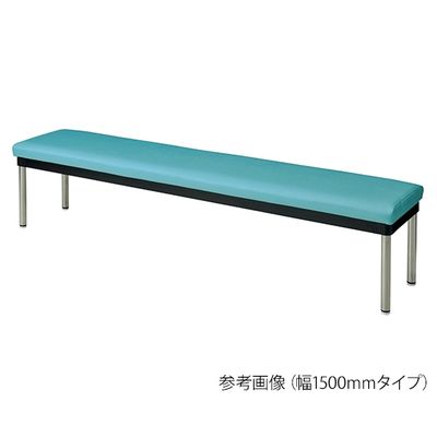 ミズノ スリムベンチ 幅1200mm ブルー MC-1200M-BL 1個 62-9958-36（直送品）